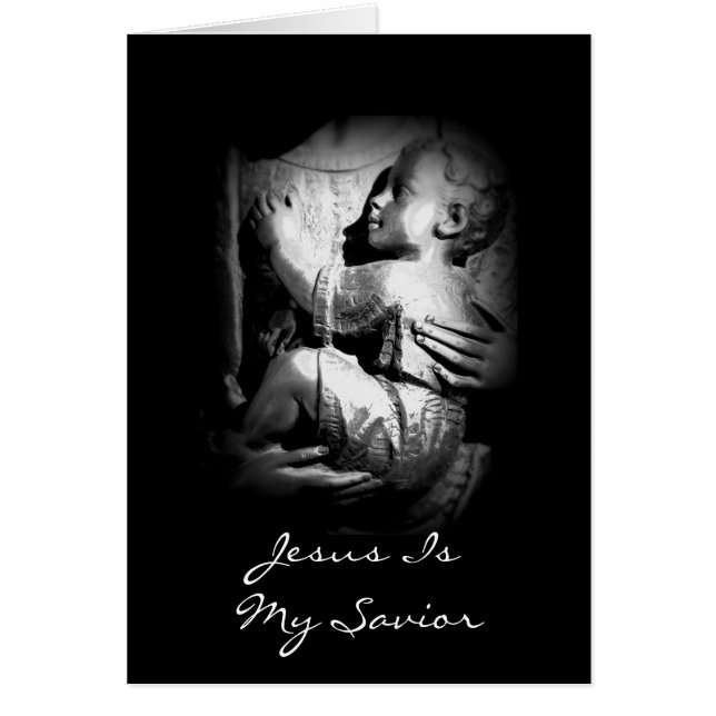 Cartão jesus é meu salvador (Frente)