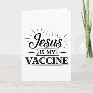 Cartão Jesus É Minha Vacina
