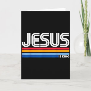 Cartão Jesus É Rei Cruz Cristã Deus Fé Bíblia Reli