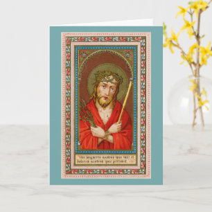 Cartão Jesus, Ecce Homo (Eis o Homem) (SAU21) Saudação
