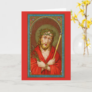 Cartão Jesus, Ecce Homo (Eis o Homem) (SAU21) Saudação
