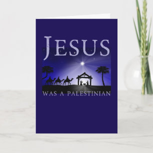 Cartão Jesus Era Palestino Natal Ortodoxo Católico