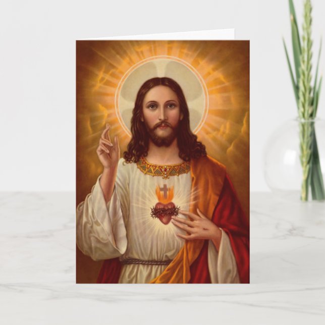 Cartão Jesus Greeting Card (Frente)