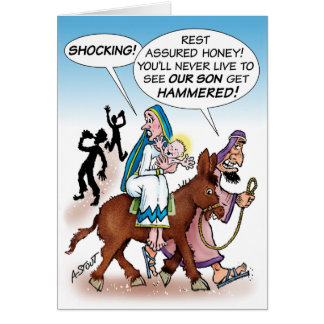 Cartão Jesus "Hammered"