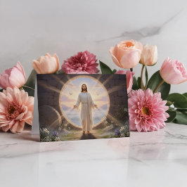 Cartão Jesus Holy Easter Morning