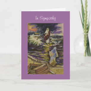 Cartão Jesus in the midst of our storms