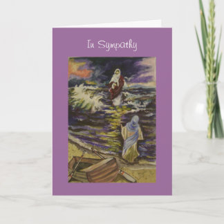 Cartão Jesus in the midst of our storms