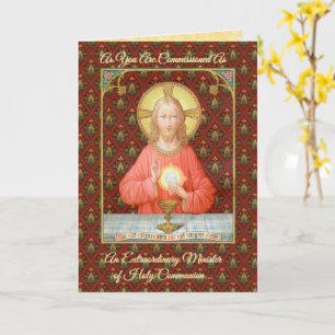 Cartão Jesus Institui a Eucaristia (SAU45; para EMHCs)