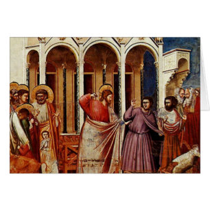 Cartão Jesus limpa o templo - companheiro