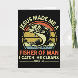 Cartão Jesus Me Fez Pescador De Homens Pai B Cristão Engr