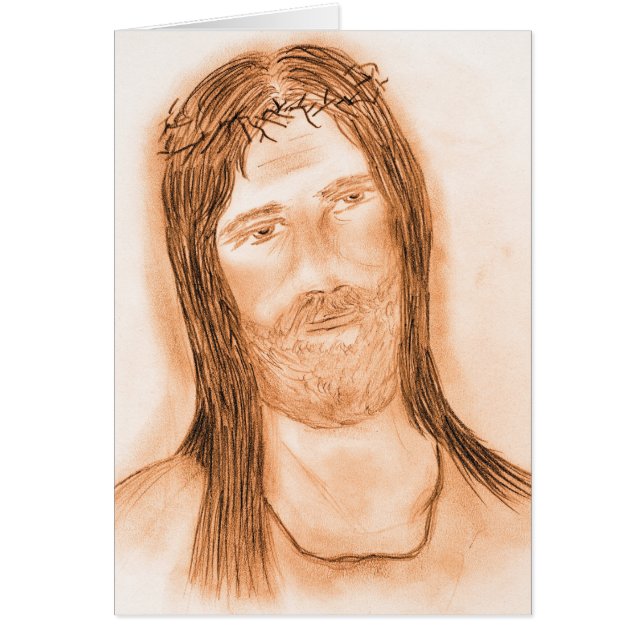 Cartão Jesus na luz (Frente)