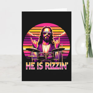 Cartão Jesus Ressuscitou Ele É Engraçado Cristão Nd