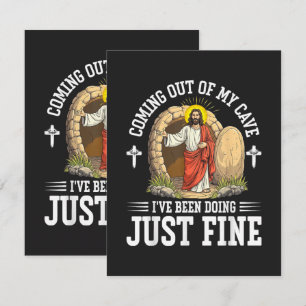 Cartão Jesus Saindo da Minha Caverna