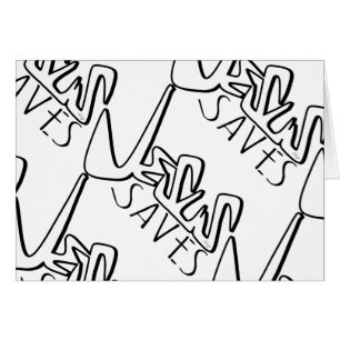 CARTÃO JESUS SALVA GRAFITE