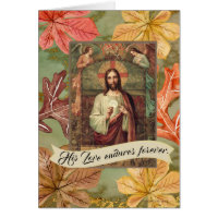 Jesus segurando Hóstia da Eucaristia com Anjos Aci