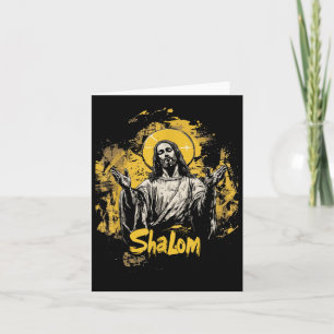 Cartão Jesus Shalom O Senhor Minha Paz O Senhor É A Paz