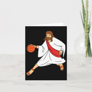 Cartão Jesus tocando Bysketbyll 1