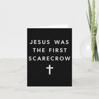 Cartão Jesus Was The First Ecrow – Minimalist Christian S