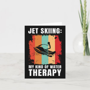 Cartão Jet Esquiando Meu Tipo De Terapia Água Esporte Je