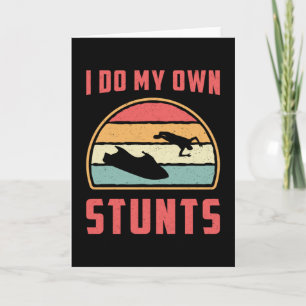 Cartão Jet Ski Eu Faço Minhas Próprias Pedras Jet Skiing 