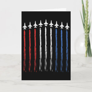 Cartão Jets Us Bandeira Americana Independência 4 De Julh