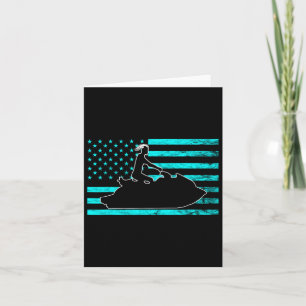 Cartão Jetski Jet Skiing Watercraft Jet Ski American Usa