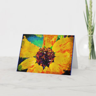Cartão Jeweled Sunflower