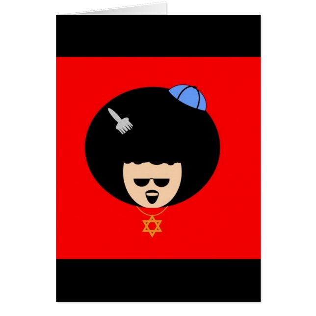 Cartão Jewfro (Frente)