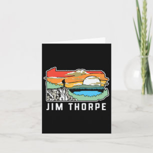 Cartão Jim Thorpe Pennsylvania Nature Outdoor Hiking