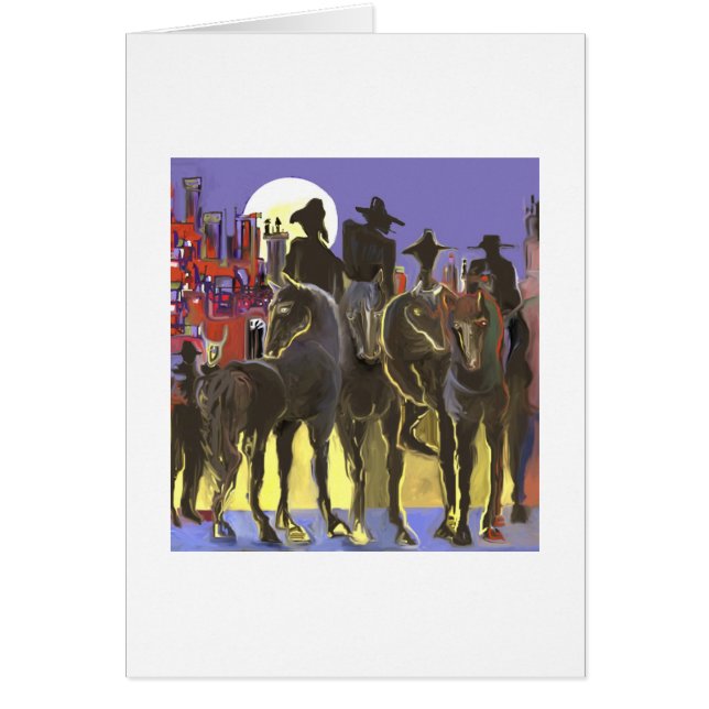 Cartão Jinetes apocalípticos (Frente)