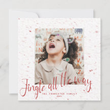 Jingle All The Way Floco de Neve Vermelho 2 Foto F