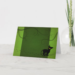 Cartão Jinx Takes a Walk Greeting Card