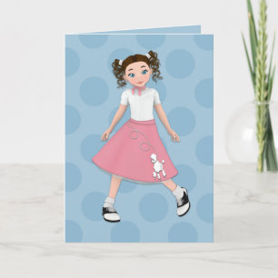 Cartão Jitter Bug Retro Birthday Card