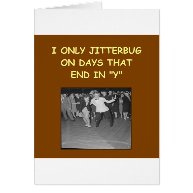 Cartão jitterbug (Frente)
