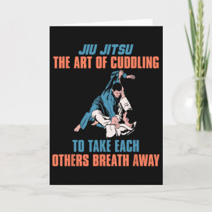 Cartão Jiu Jitsu A Arte De Se Abraçar Para Tirar O Fôlego