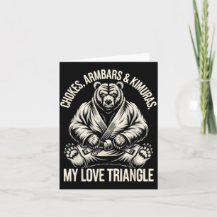 Cartão Jiu Jitsu BJJ Artes Marciais Mistas MMA Combate