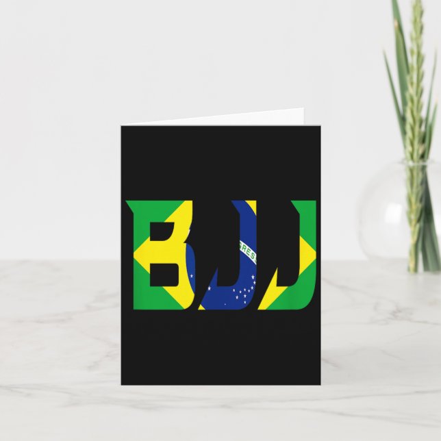 Cartão Jiu Jitsu Brasileiro BJJ (Frente)