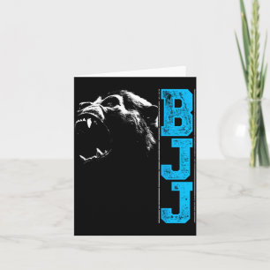 Cartão Jiu Jitsu Brasileiro BJJ Jiu Jitsu Guerilha Gorila