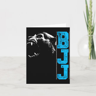 Cartão Jiu Jitsu Brasileiro BJJ Jiu Jitsu Guerilha Gorila