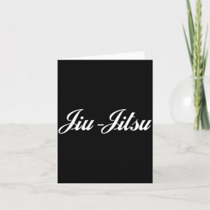 Cartão Jiu Jitsu Brasileiro BJJ MMA