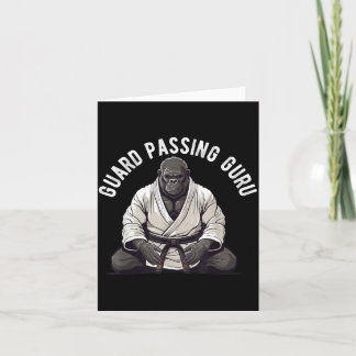 Cartão Jiu Jitsu Brasileiro BJJ Para Homens Pai Menino Mu