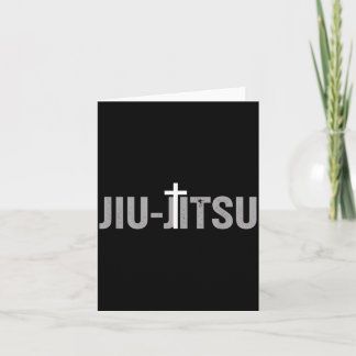 Cartão Jiu-Jitsu Brasileiro JIU-Jitsu Cross BJJ Brasileir