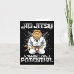 Cartão Jiu Jitsu Brasileiro MMA e Grappling BJJ Leão