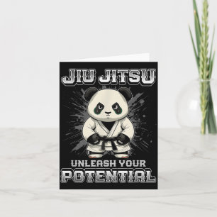 Cartão Jiu Jitsu Brasileiro MMA e Grappling BJJ Panda