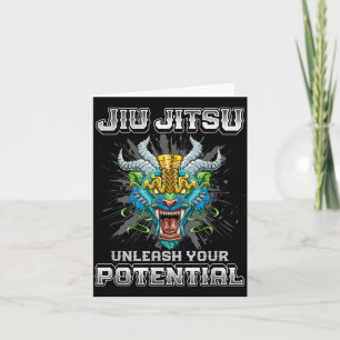 Cartão Jiu Jitsu Brasileiro MMA e Grappling BJJ Tigre