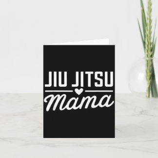 Cartão Jiu Jitsu Mamãe Arte Marcial Brasileira Mãe Famíli