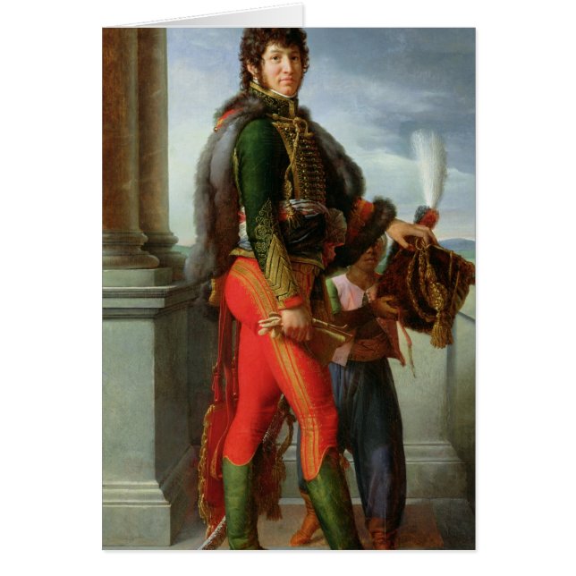 Cartão Joachim Murat 1801 (Frente)