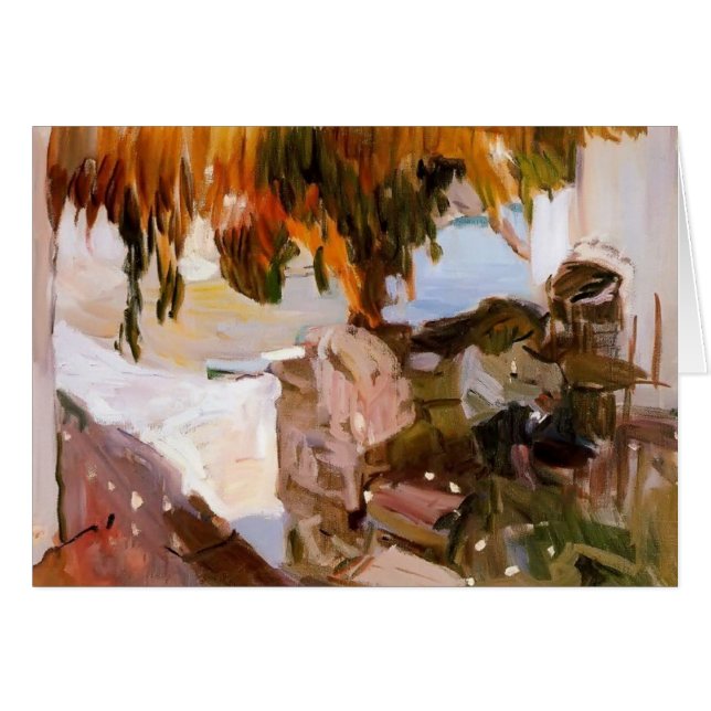 Cartão Joaquín Sorolla - Casa de Ibiza (Frente Horizontal)