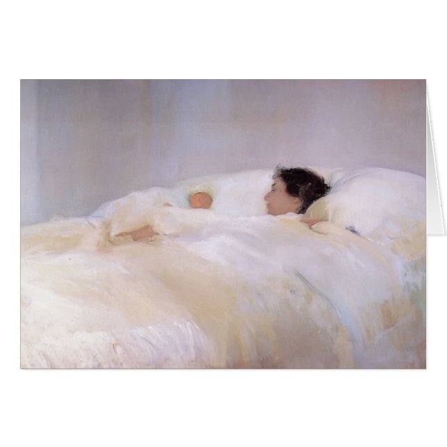 Cartão Joaquín Sorolla - Mãe (Frente Horizontal)