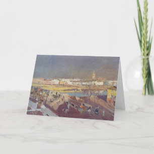 Cartão Joaquín Sorolla- Triana bridge, Seville